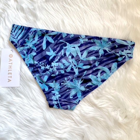 Athleta Clean Printed Bottom Tigerlily Blue - Picture 3 of 6